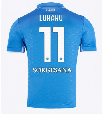 SSC Napoli Romelu Lukaku #11 Primera Equipación 2024-25 Manga Corta